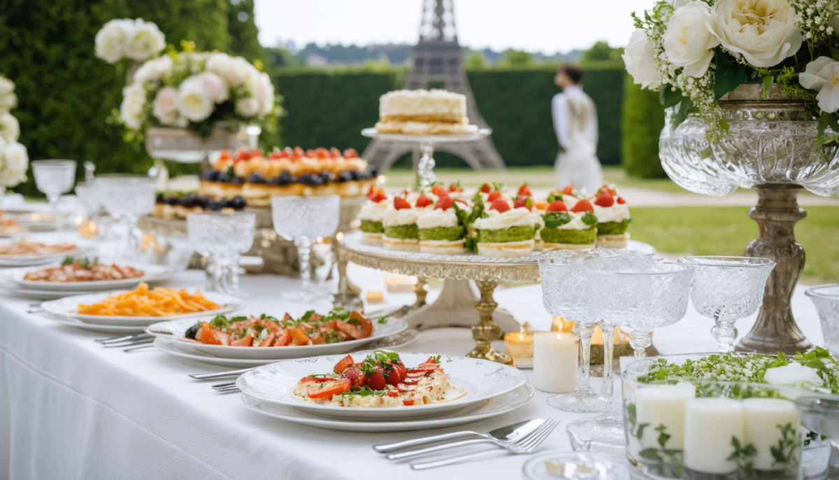 profitez d'un mariage à paris serein avec un service traiteur personnalisé et sur mesure, pour une réception inoubliable et adaptée à vos envies.