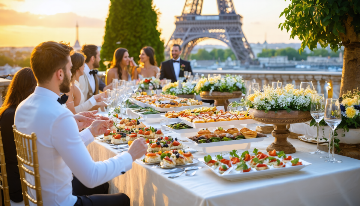 découvrez un service traiteur personnalisé pour un mariage à paris, alliant tranquillité et élégance pour une réception inoubliable.