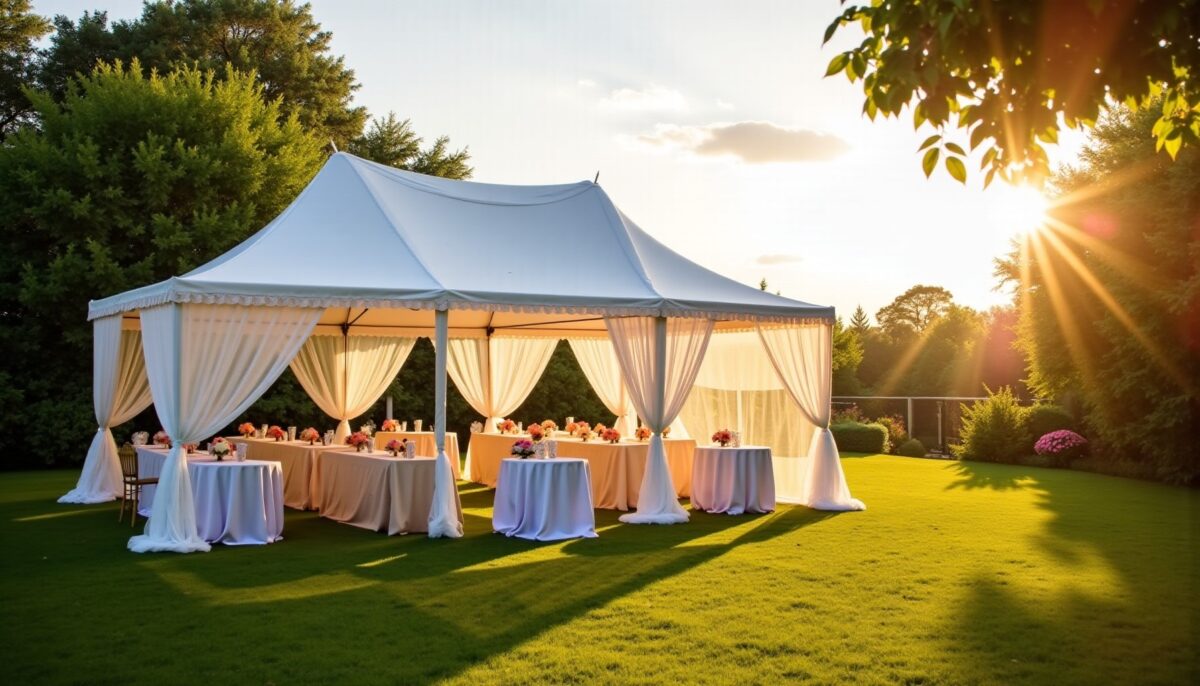 Tente de mariage : acheter ou louer, quelle option privilégier ?